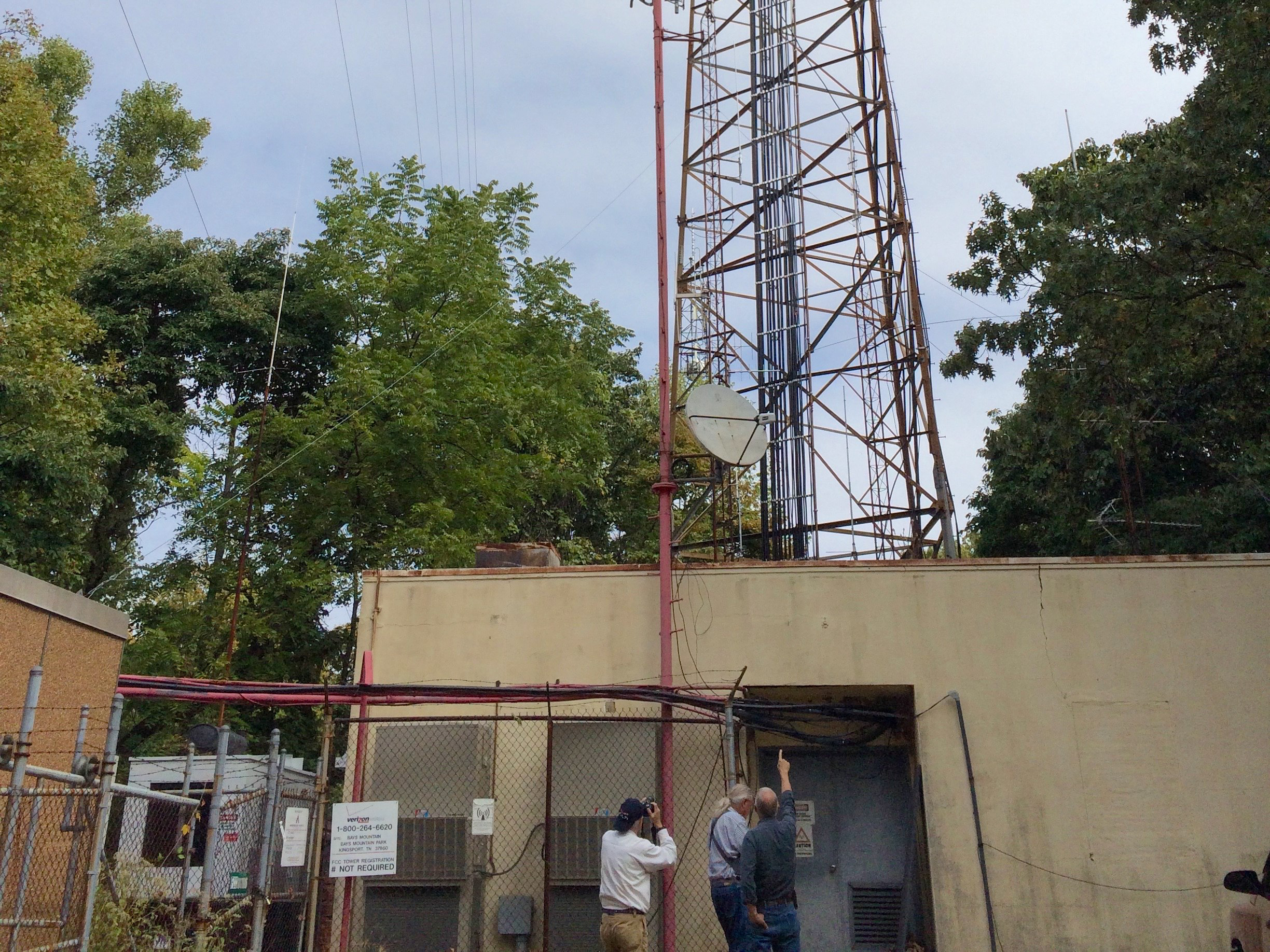 Previous tower location