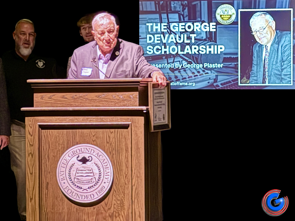 A SURPRISE GEORGE DeVAULT SCHOLARSHIP STEALS THE SHOW